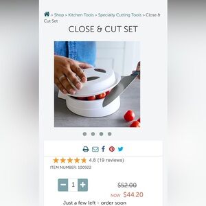 White Close & Cut by Pampered Chef